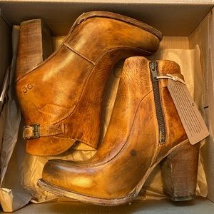 Bed Stu women’s Isla Bootie Tan rustic white